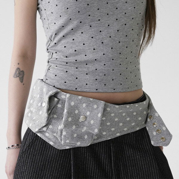 Club waist dot bag