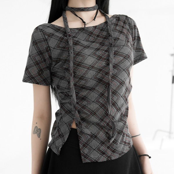 Cube Check T-shirt
