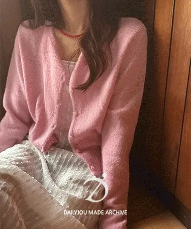 [MADE] 리베라 헤어리 라운드 가디건