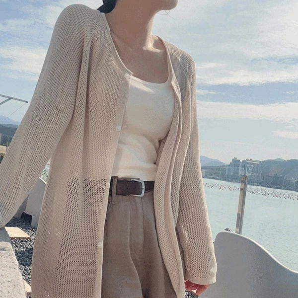 *Salanta item*Rainy season look*Punching summer cardigan