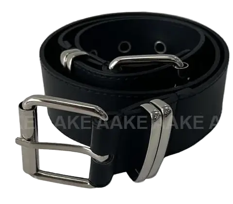 (*) 2-BUCKLE DETACH BELT (brown / black)