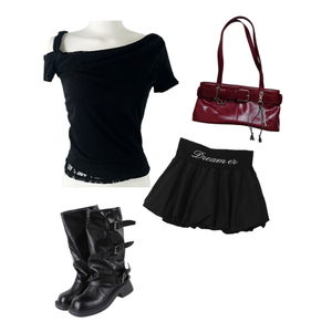 Necklace,Kpop,Miniskirt,codicontest,unique,acubi,きれい,可愛い,코디,유니크,vintage 코디
