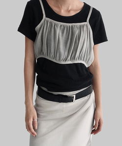 Nedia organza bustier blouse