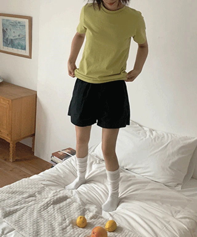 허르 나일론 베이직 밴딩 반바지(장마룩)