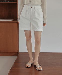 Elsby Pintuck Cotton Shorts