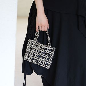 비즈 스냅 미니 백