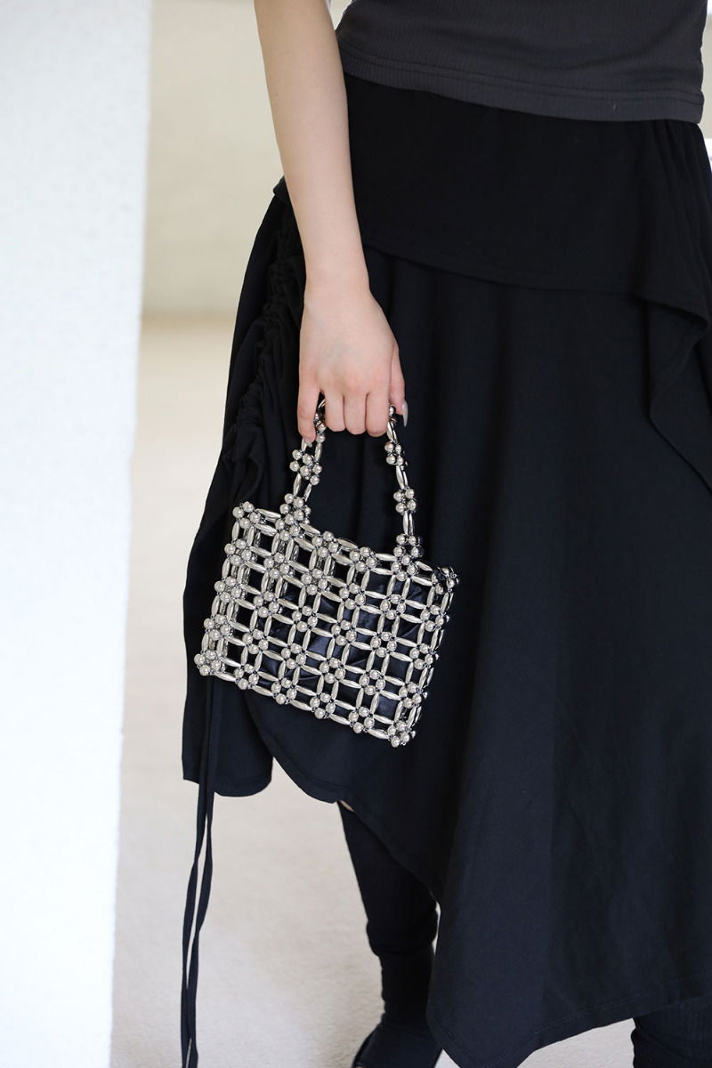 비즈 스냅 미니 백