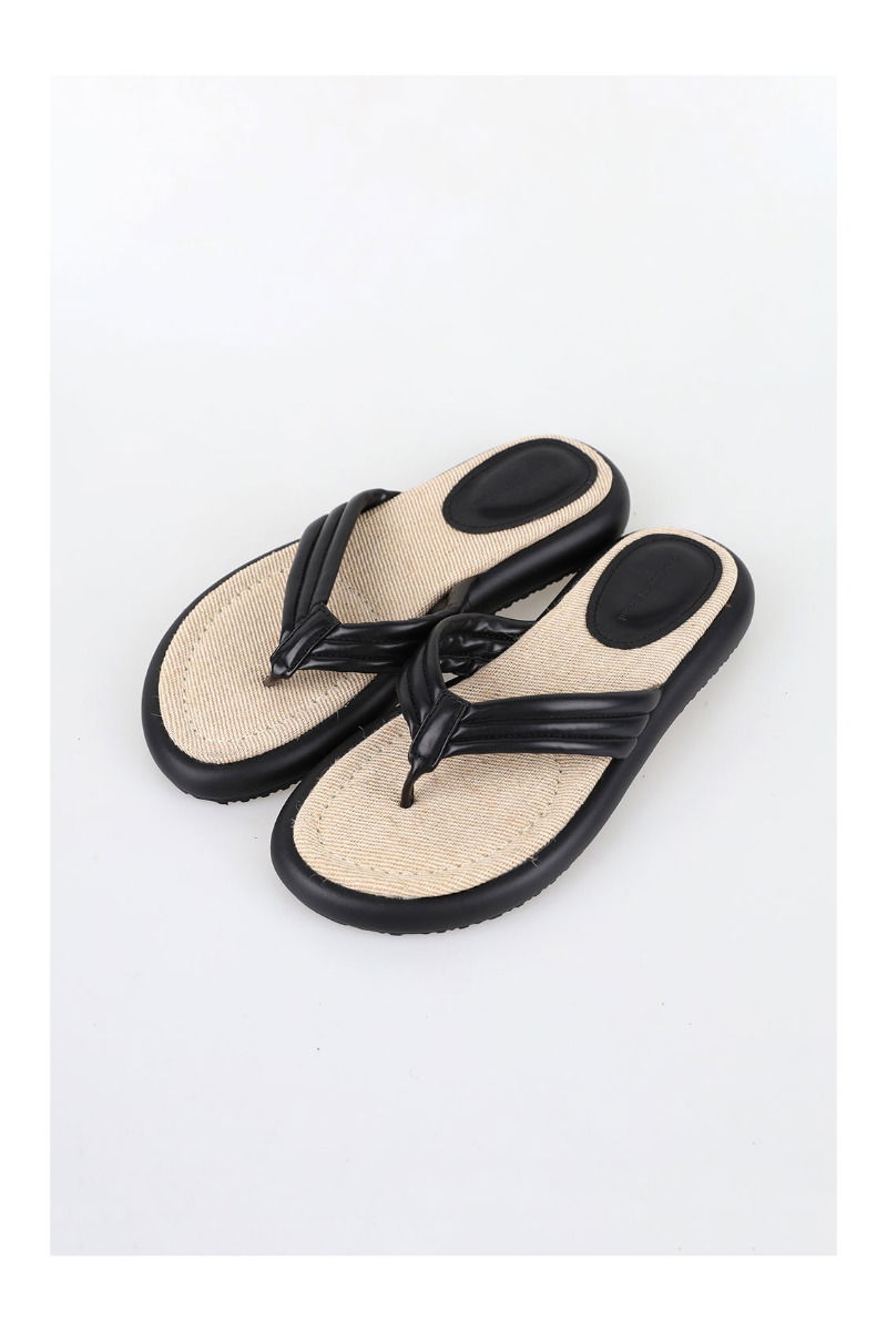 Rattan fluffy slippers 涼鞋