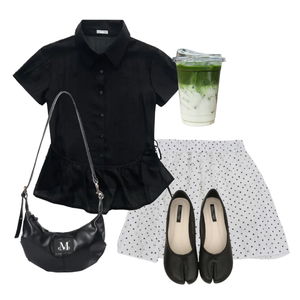 skirt,shirt,ShoulderBags 코디