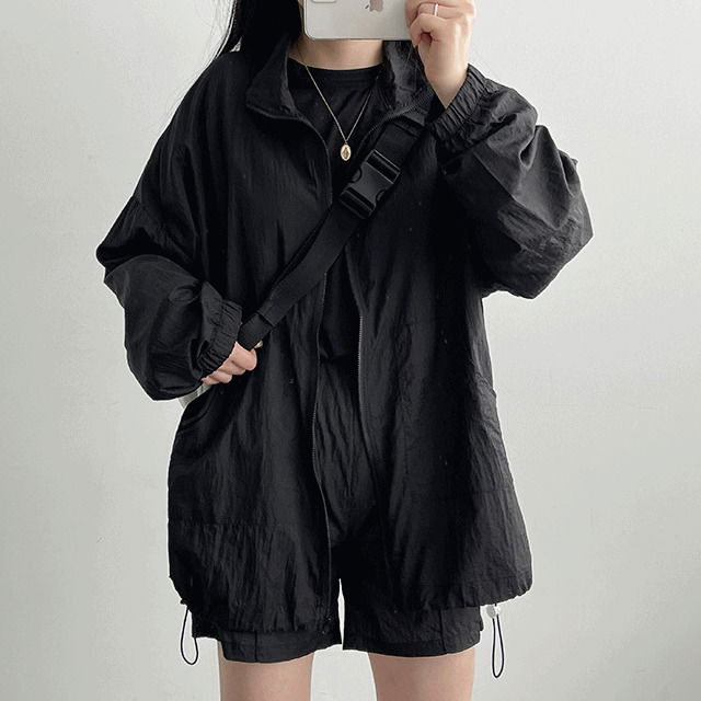 夏日休閒風衣外套 搭配短褲套裝