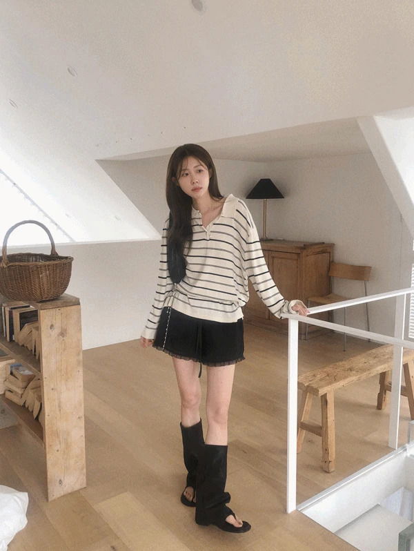 포셀 레이스 숏팬츠