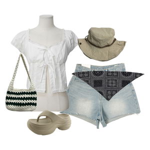 ShortPants,blouses,acc 코디