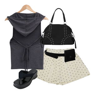 ShortPants,sleeveless,sandals 코디