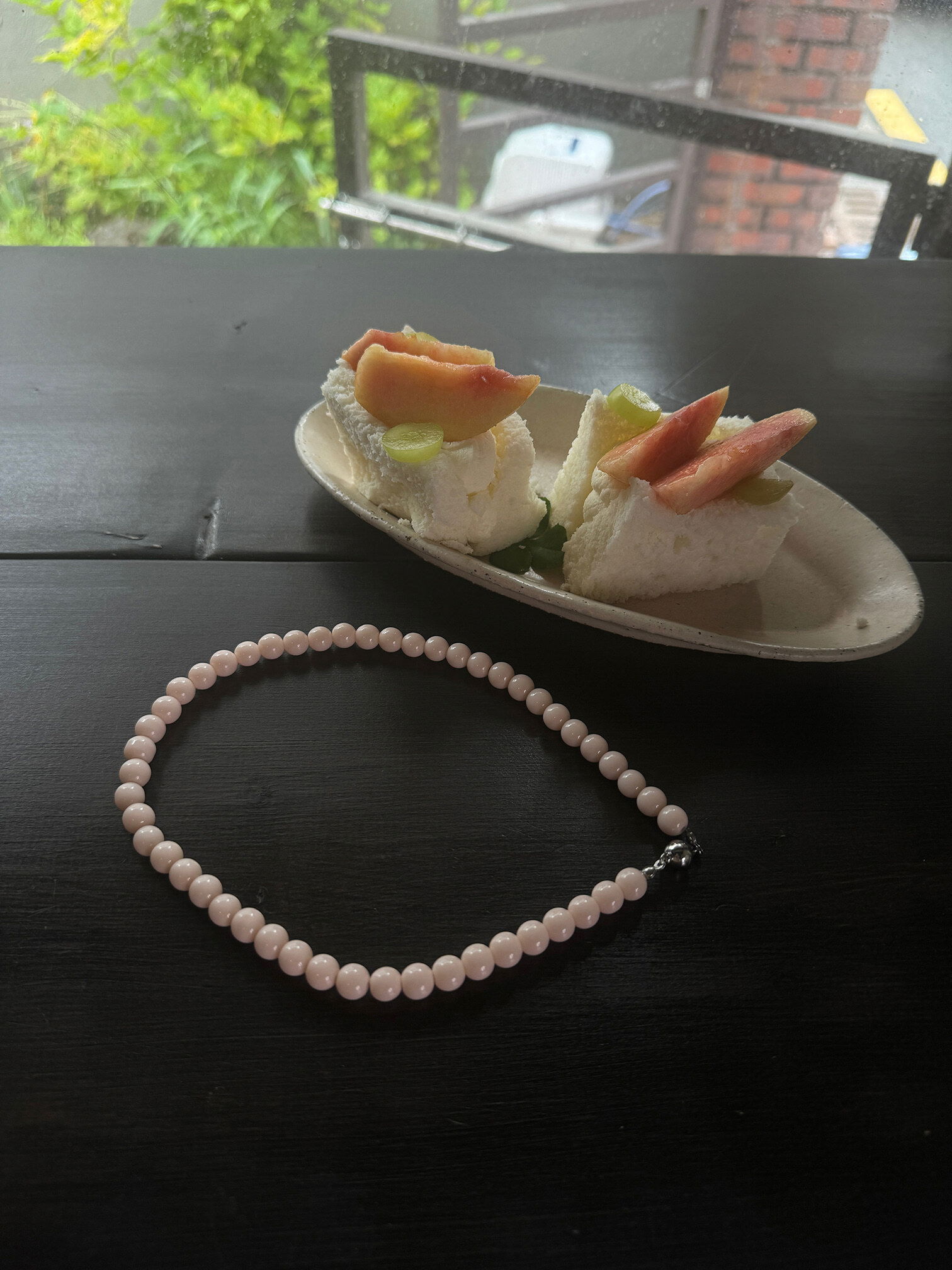 pink bubble necklace