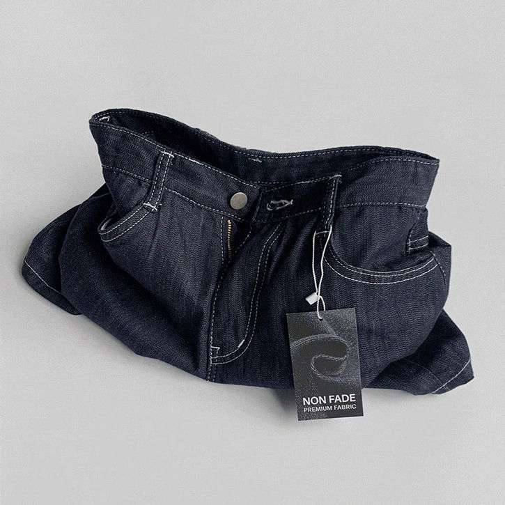 Non-Fade 19 Stitch Denim Shorts