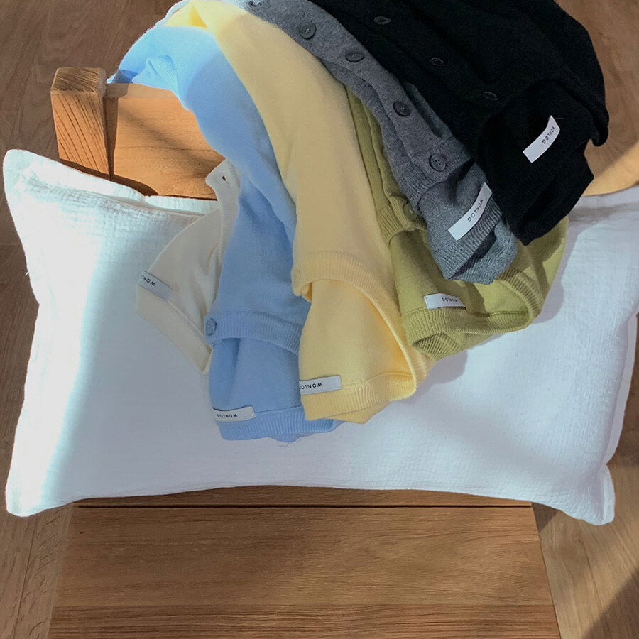 #ONEDAY WONT Cheese Crop Cardigan