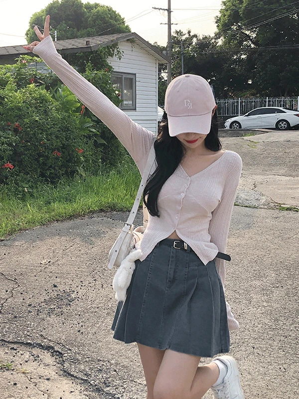 Nasty Cotton Pleated Skirt