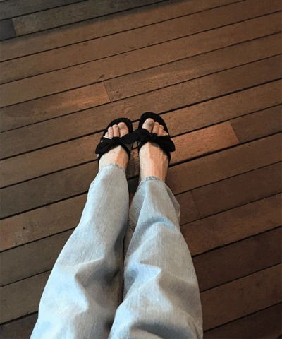노블 리본 뮬 힐 (스웨이드, 데일리)