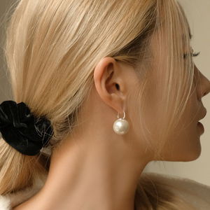 Aurora King Pearl 17mm Silver 925 Earrings
