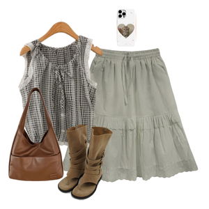 skirt,blouses,boots 코디