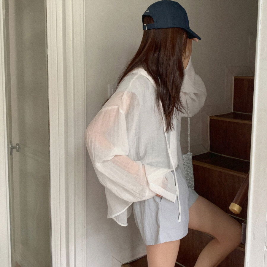 Nicole Hooded Shirt