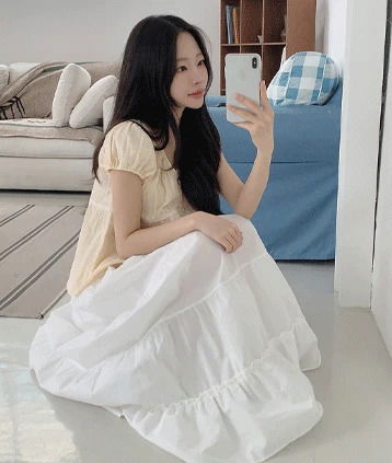 시에나레이스bl (청순여리펀칭코튼bl,퍼프반팔bl)