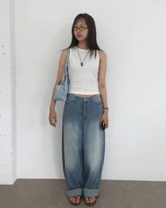 Bleach Relax Fit Denim