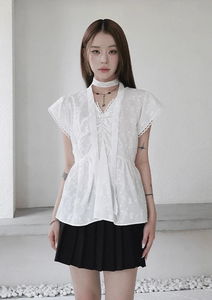 메리앙 리본 블라우스