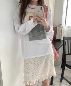 Forian Cotton Print Long Sleeve T-shirt