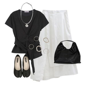 skirt,ShortSleeve,flats 코디