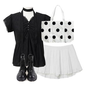 skirt,blouses,ToteBags 코디