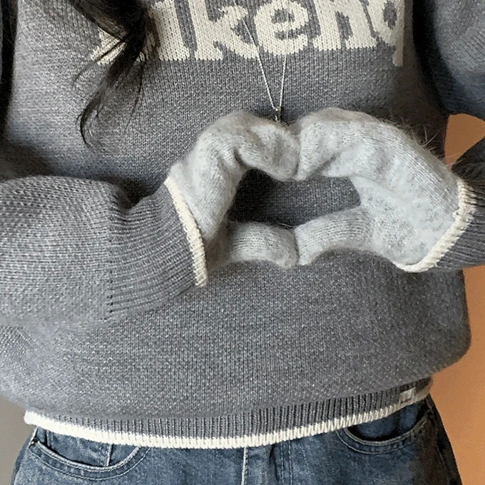 Kesson Wool 80% Angora 10% Hand Gloves - 5 colors