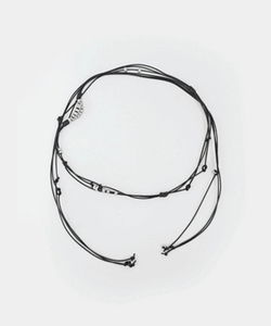 Mano Bohemian Silver Bead Layered Strap Belt