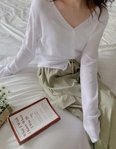 Summer V2 Buckle Knitwear Cardigan