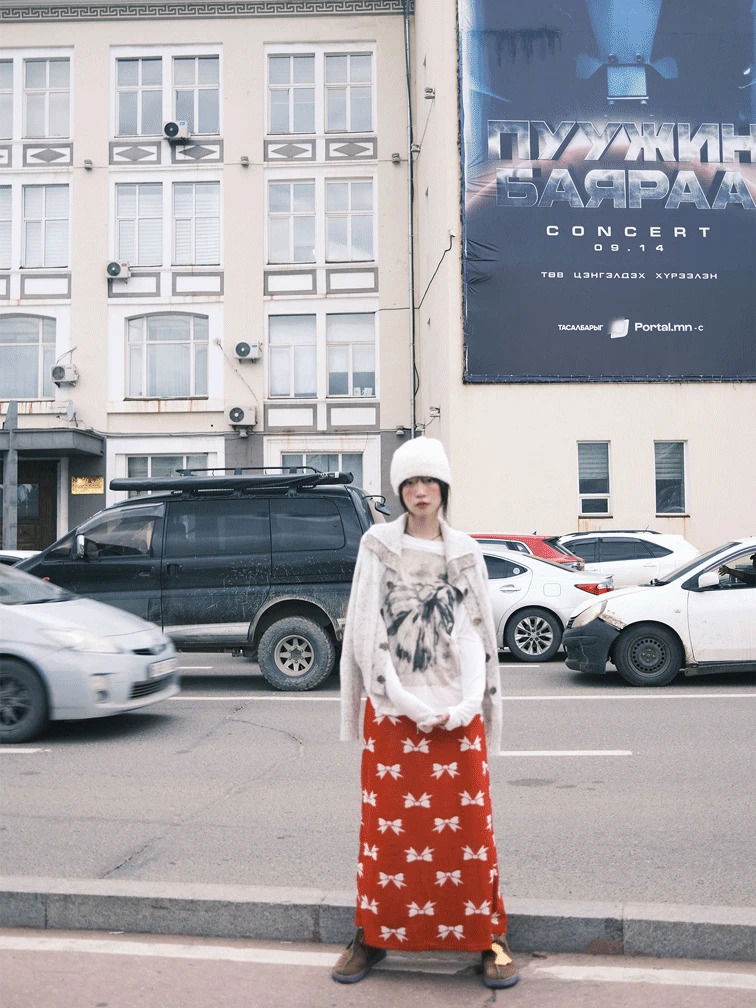 Present Ribbon Knitwear SK