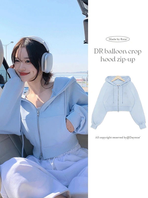 DR Balloon Crop Hoodie (Delayed delivery)