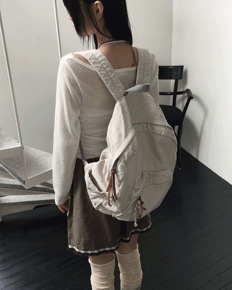 칼루 보부상 빅 코튼 백팩