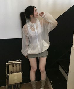 Senoba See-Through Hood Windbreaker -7 Colors