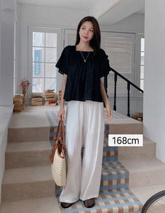 Mini Pendant 20 Banding Wide Pants