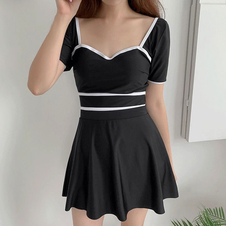 커버업스커트 투피스수영복