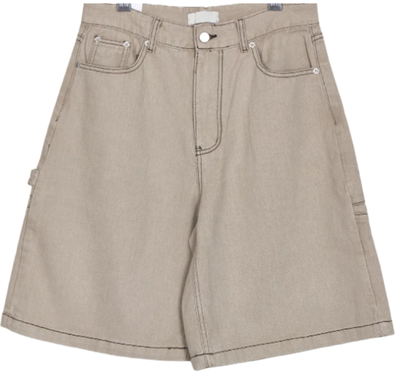 【SATIIIZ】Hela Carpenter Bermuda Pants Hela Carpenter Bermuda Pants - satiiiz