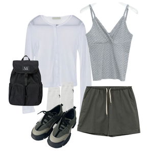 Cardigan/Vest,sleeveless,ShortPants 코디