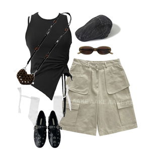 ShortPants,sleeveless,ShoulderBags 코디