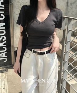 3ver. Famous Modal 37% Ribbed T-shirt -5 colors