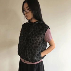 Milky Flower Hoodie Jacket