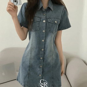 牛仔洋裝