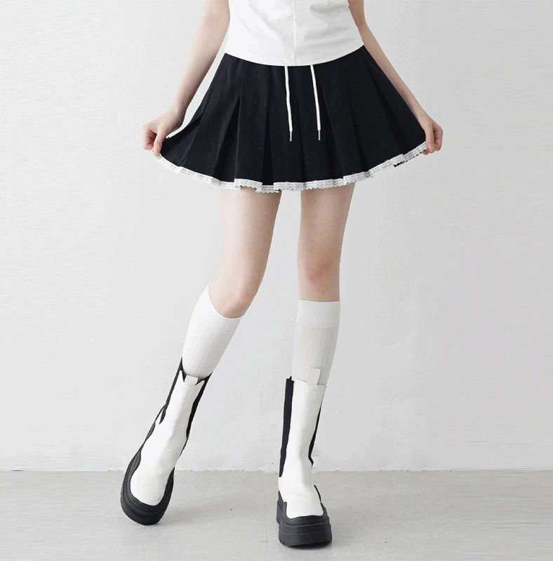 【NONCODE】Renti Pleated Skirt Pants NONCODE(ノンコード) - レンティプリーツスカートパンツ / Renti