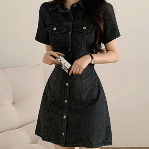 牛仔洋裝