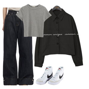 jeans,jacket,ShortSleeve 코디