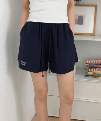 에어링 미니 팬츠 (바캉스, 커버업, 린넨팬츠, 여름반바지)